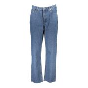 Klassieke Blauwe Straight Jeans 5 Zakken Tommy Hilfiger , Blue , Dames