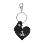 Zwarte sleutelhangers met Orb Plaque Vivienne Westwood , Black , Dames