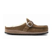 Buckley Shearling Klompen Birkenstock , Brown , Dames