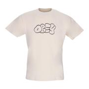 Klassieke Best Friends Tee Room Obey , Beige , Heren