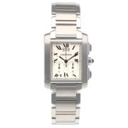 Pre-owned Stainless Steel watches Cartier Vintage , Gray , Heren