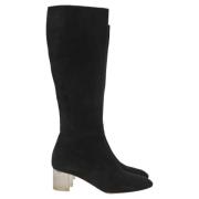 Pre-owned Suede boots Alaïa Pre-owned , Black , Dames