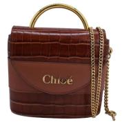 Pre-owned Leather handbags Chloé Pre-owned , Brown , Dames