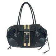 Pre-owned Leather handbags Prada Vintage , Black , Dames