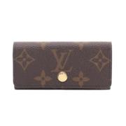 Pre-owned Canvas key-holders Louis Vuitton Vintage , Brown , Dames