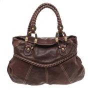 Pre-owned Leather handbags Valentino Vintage , Brown , Dames