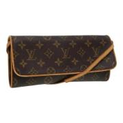 Pre-owned Canvas shoulder-bags Louis Vuitton Vintage , Brown , Dames