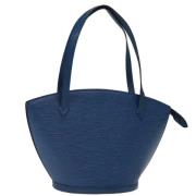 Pre-owned Leather louis-vuitton-bags Louis Vuitton Vintage , Blue , Da...