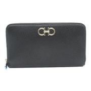 Pre-owned Leather wallets Salvatore Ferragamo Pre-owned , Black , Dame...