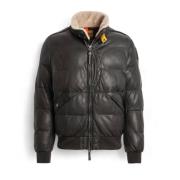 ALF Winter Leather Jacket 24 Gray Parajumpers , Black , Heren