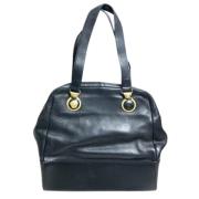 Pre-owned Leather handbags Versace Pre-owned , Black , Unisex