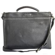 Pre-owned Leather fendi-bags Fendi Vintage , Black , Dames