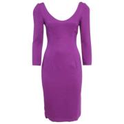 Pre-owned Fabric dresses Dolce & Gabbana Pre-owned , Purple , Dames