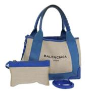 Pre-owned Leather balenciaga-bags Balenciaga Vintage , Blue , Dames