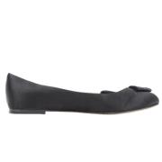 Pre-owned Canvas flats Giuseppe Zanotti Pre-owned , Black , Dames