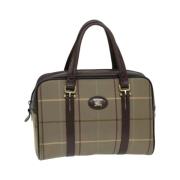 Pre-owned Canvas handbags Burberry Vintage , Beige , Dames