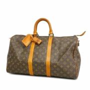 Pre-owned Fabric louis-vuitton-bags Louis Vuitton Vintage , Brown , Da...