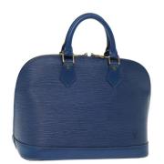 Pre-owned Leather louis-vuitton-bags Louis Vuitton Vintage , Blue , Da...