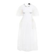 Ivoor Kant-Up Korset Jurk Simone Rocha , White , Dames