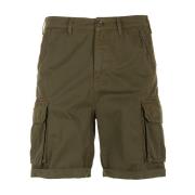 Groene Cargo Bermuda Shorts 40Weft , Green , Heren