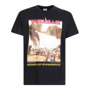 Zwart Grafisch Print Ronde Hals T-shirt The Salvages , Black , Heren