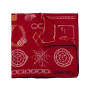 Pre-owned Silk scarves Chanel Vintage , Multicolor , Dames