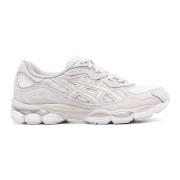 Grijze Gel-NYC Sneakers met Suède en Mesh Asics , Gray , Heren