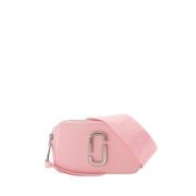 Roze Saffiano Leren Crossbody Tas Marc Jacobs , Pink , Dames