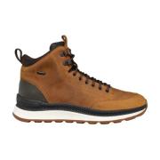 Casual Camel Herenlaarzen Geox , Brown , Heren