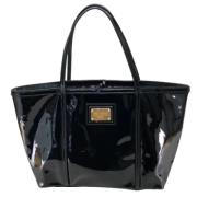 Pre-owned Leather totes Dolce & Gabbana Pre-owned , Black , Dames