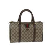 Pre-owned Plastic gucci-bags Gucci Vintage , Beige , Dames