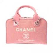 Pre-owned Canvas chanel-bags Chanel Vintage , Pink , Dames