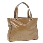 Pre-owned Leather totes Chanel Vintage , Brown , Dames