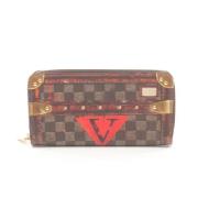 Pre-owned Leather wallets Louis Vuitton Vintage , Multicolor , Dames