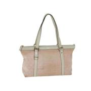 Pre-owned Canvas gucci-bags Gucci Vintage , Pink , Dames