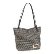 Pre-owned Canvas fendi-bags Fendi Vintage , Blue , Dames