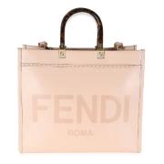 Pre-owned Leather totes Fendi Vintage , Pink , Dames