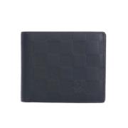 Pre-owned Fabric wallets Louis Vuitton Vintage , Blue , Heren