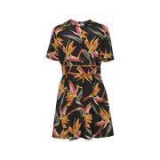 Pre-owned Silk dresses Fendi Vintage , Multicolor , Dames