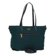 Pre-owned Nylon prada-bags Prada Vintage , Green , Dames