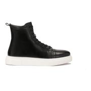 Minimalistische herensneakers met hoge schacht Kazar , Black , Heren