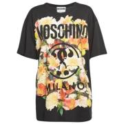 Pre-owned Cotton tops Moschino Pre-Owned , Black , Dames