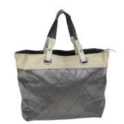 Pre-owned Coated canvas chanel-bags Chanel Vintage , Gray , Dames