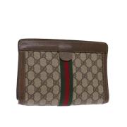 Pre-owned Canvas gucci-bags Gucci Vintage , Beige , Dames