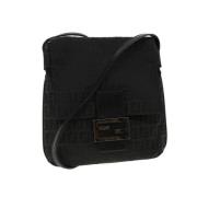 Pre-owned Canvas fendi-bags Fendi Vintage , Black , Dames