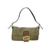 Pre-owned Canvas fendi-bags Fendi Vintage , Yellow , Dames