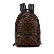 Pre-owned Canvas backpacks Louis Vuitton Vintage , Brown , Dames