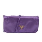 Pre-owned Satin prada-bags Prada Vintage , Purple , Dames