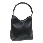 Pre-owned Leather gucci-bags Gucci Vintage , Black , Dames