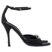 Pre-owned Fabric sandals Gucci Vintage , Black , Dames